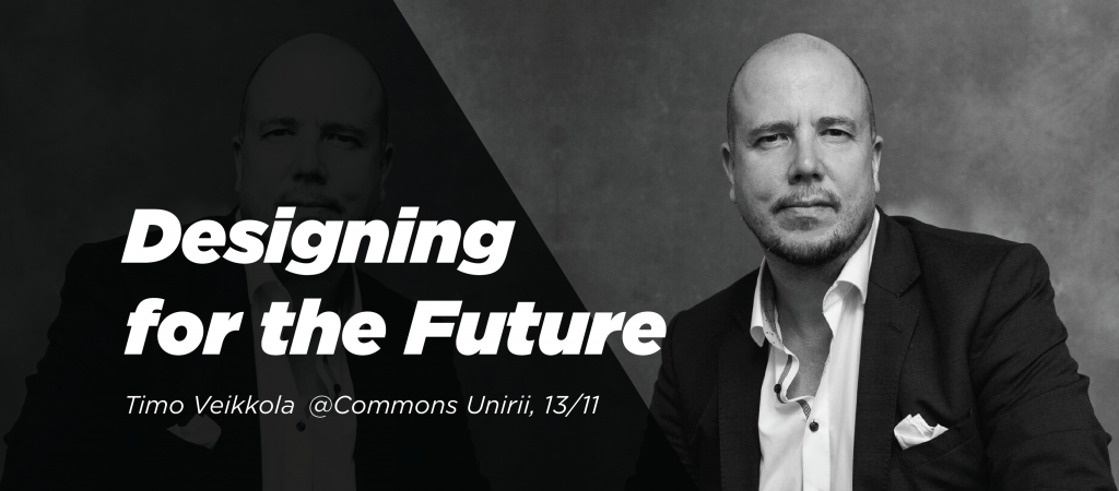 Cover for the Meetup - Designing for The Future with Timo Mashiyi - Veikkola