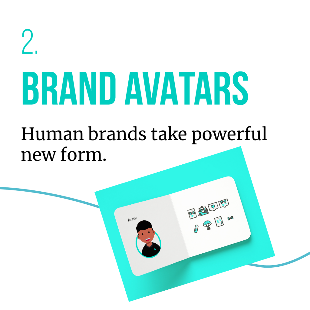 BRAND AVATARS - one of the five consumer trends predicted for 2020