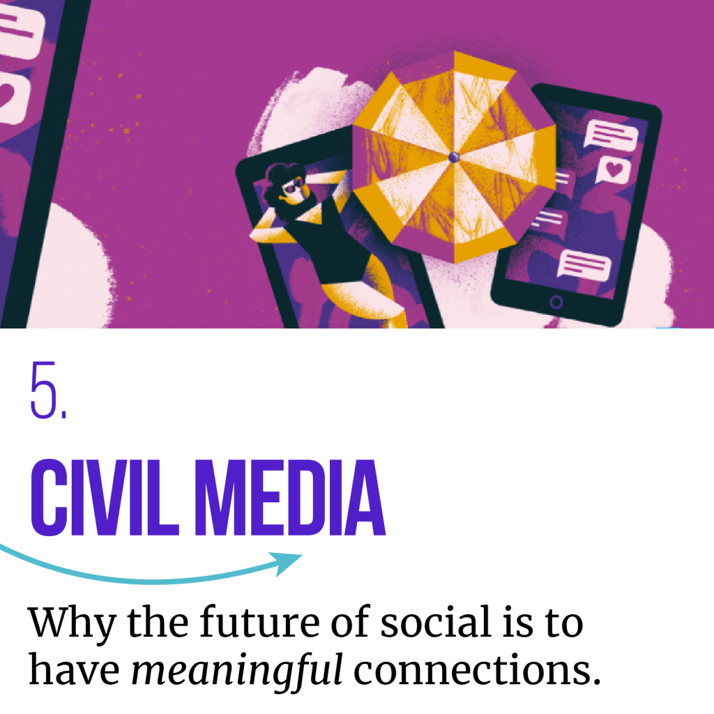 CIVIL MEDIA - one of the consumer trends predicted for 2020