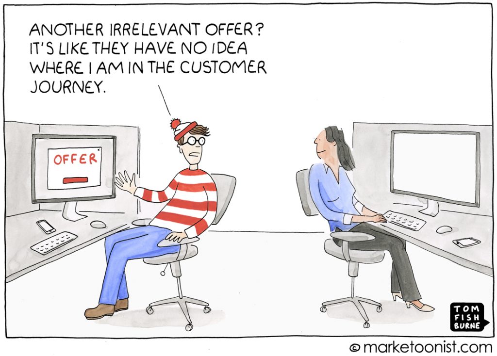 cartoon about user journey